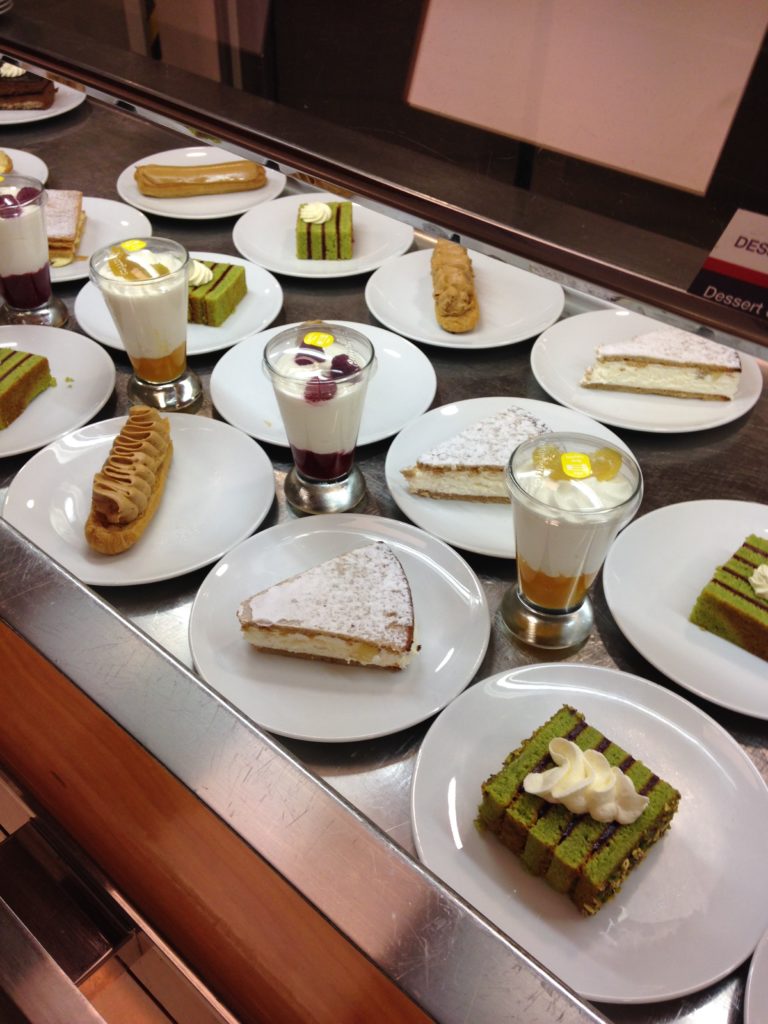 Desserts on Brittany Ferries