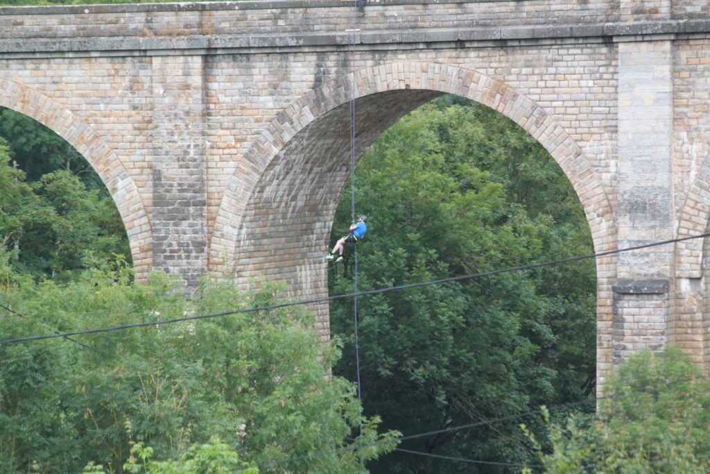 Abseiling -from-the-bridge-Clecy